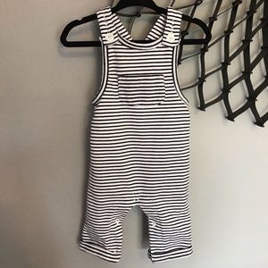Striped Overalls